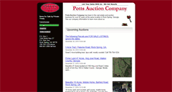 Desktop Screenshot of pottsauction.com